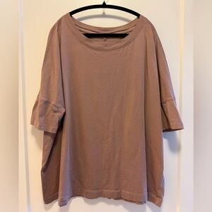 lululemon athletica Tan Short Sleeve Tee